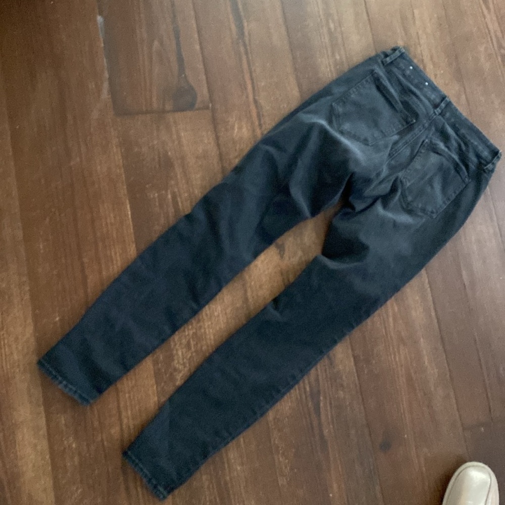 Loft outlet skinny jeans off  black color size 0 - Picture 9 of 10
